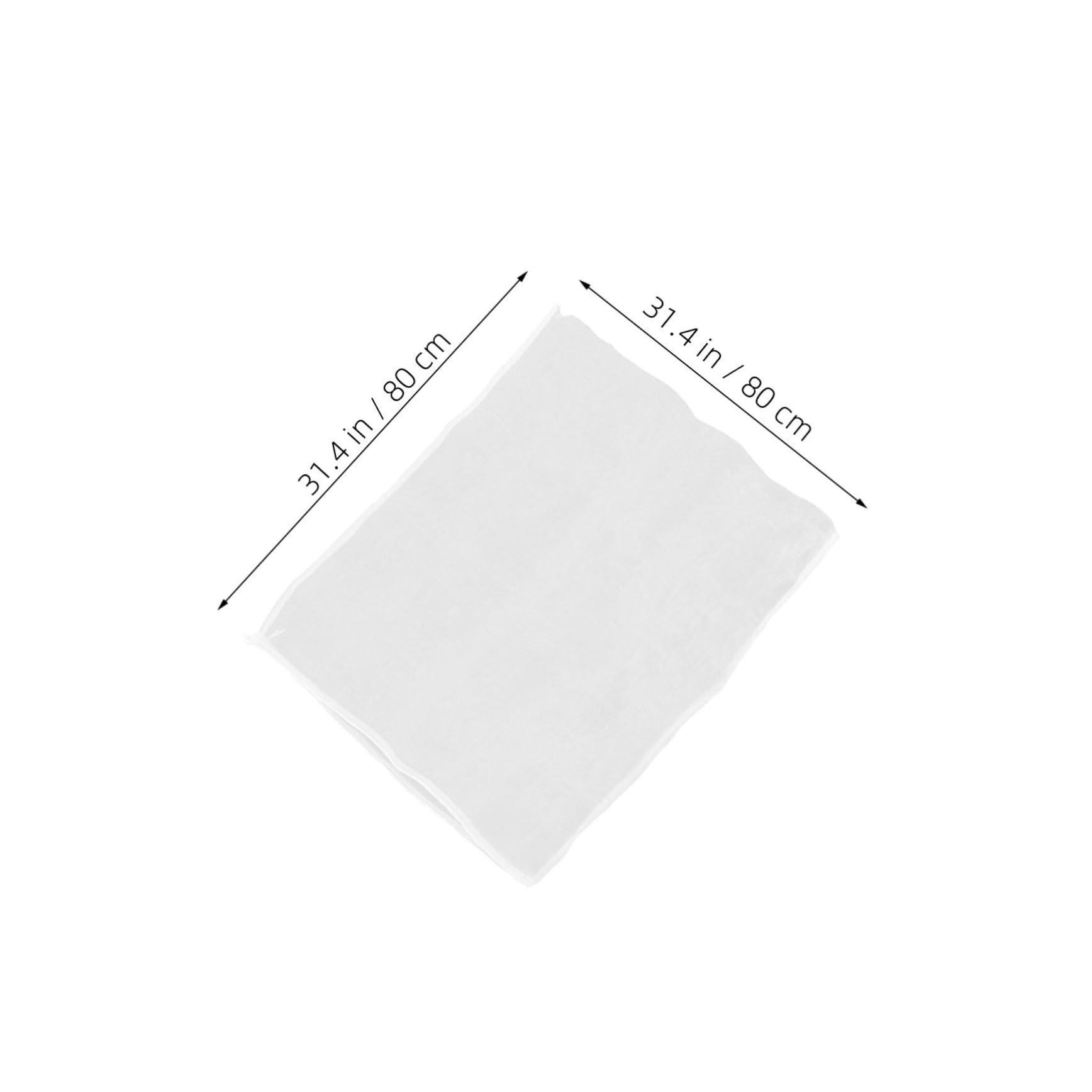 Red Protectora de Malla para Frutas, 8 Piezas de Nailon Blanco | Cierre Doble Seguro, Diseño Reutilizable, para Huerto y Jardinería, Cobertura Fina para Melocotones