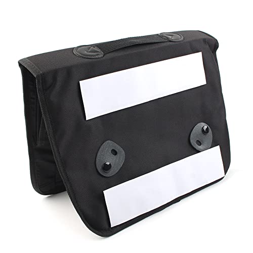 SIKUAI Bolsas de Sillín para Motocicleta, Organizador de Maletero para Motocicleta, Bolsa organizadora de herramientas para tapa, Organizador para tapa compatible con Harley Ultra Classic King Chopped miniatura 5