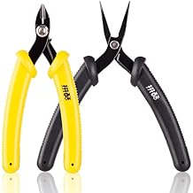 Piececool DIY Tools Set for Metal Earth Model Kits, 2pcs/set Professional Clipper and Needle Nose Pliers for Metal Puzzles Assembling Cutting and Bending Tools Kit