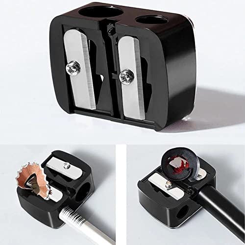 12 Pieces Cosmetic Pencil Sharpeners Lip Liner Sharpener Eyeliner Sharpener 2 Holes Makeup Pencil Sharpener #TOP2