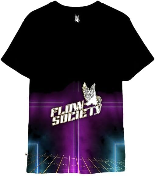 Flow Society Elite Football Flow Youth Athletic Tee Shirt - Lacrosse Shirts - Gym Shirts - Sports - Activewear - Patterned