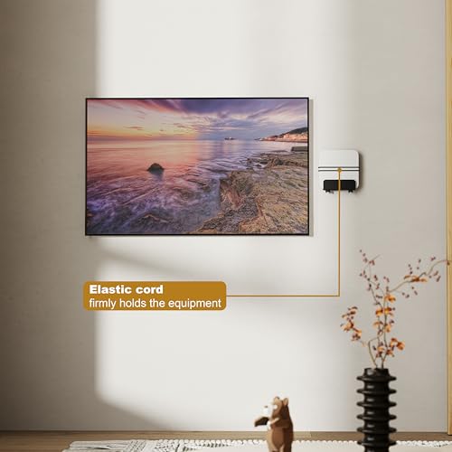 RICOO Universal Halterung für IP-TV Set Top Wandhalterung Router Z0602 für Mediageräte Television Befestigung Smart TV Streaming Box Media Player Festplatten Sat Boxen – Bild 6