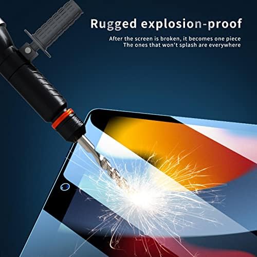 Screen Protector for for iPad 7 / iPad 8 / iPad 9 [2 Pack] (9th / 8th / 7th Generation), Tempered Glass Screen Film Guard, iPad 10.2 Inch 2021 2020 2019