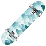 Schickes und Langlebiges Grafikdesign: Erhöhen Sie Ihren Stil mit dem farbenfrohen Design unseres Skateboards. Jenseits seiner optischen Anziehungskraft zeigt dieses Design bemerkenswerte Widerstandsfähigkeit. Mit dem Verfahren des Thermotransferdrucks hergestellt, hält das Muster den Test der Zeit stand und gewährleistet, dass Ihr Skateboard stets sein makelloses Erscheinungsbild behält.