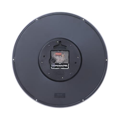Image of Ajanta Home Decor Series 10007 Wall Clock - 32cm Truly Grey Modern Design - Real Silent Sweep Movement - Non-Ticking & Accurate- Protective Doom Glass - Ideal for Living Room & Office