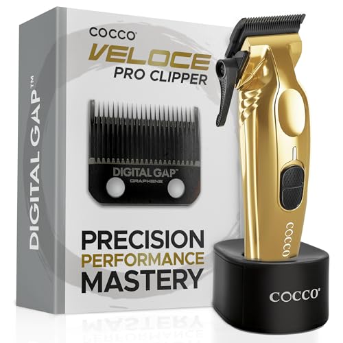 Tondeuse Cocco Veloce Pro avec lames Gold pour une coupe sans effort