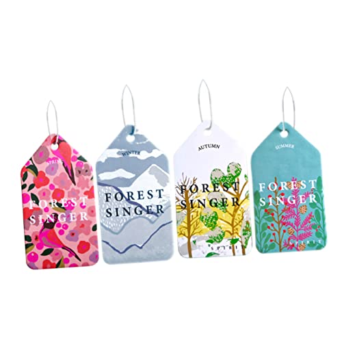 4 Pastillas Aromáticas Para Aromaterapia De Coche Difusor Cuádruple Para Coche Colgante Para Cámara De Salpicadero De Coche Bonito Papel Perfumado Para Espejo De Coche CHILDWEET