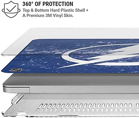 Skinit Case + Skin Compatible with MacBook Air 13in M1 (2021) - Officially Licensed NHL Tampa Bay Lightning Frozen Design