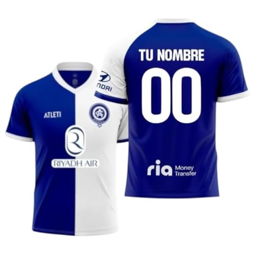 Atletico de Madrid Camiseta Personalizable Segunda Equipación Temporada 2023-2024 Réplica Oficial - Tallas Adulto (L)
