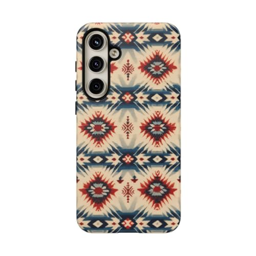 Coque rigide mate Samsung Galaxy S24 Plus motif géométrique natif pour un style urbain unique