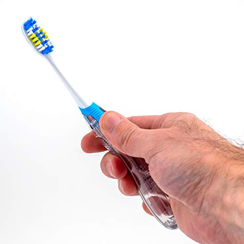 Gum Travel Toothbrush With Bristles & Folding Handle, Soft Bristles, 2 Count #TOP2