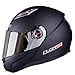 LS2 Helmets FF325 Strobe Visor Solid Modular Motorcycle Helmet Lens LS2 FF370 FF386 FF394 Replacement Helmet Shield (Chrome Silver)