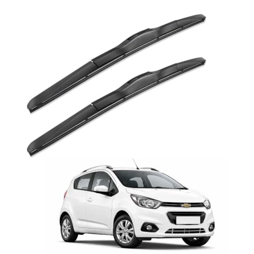 Image of Oshotto Frameless (O.E.M Type) Wiper Blades Compatible with Chevrolet Beat (22 inch / 16 inch)