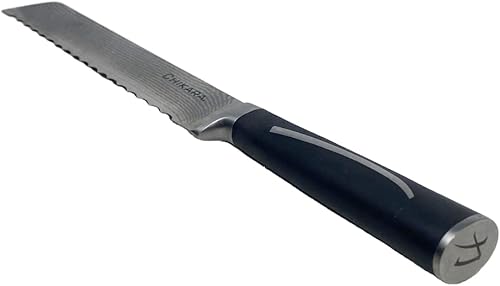 Ginsu Hanaita Series Damasco 33 Layer VG-1 Core Cuchillo de pan de acero inoxidable de 8 pulgadas 5903