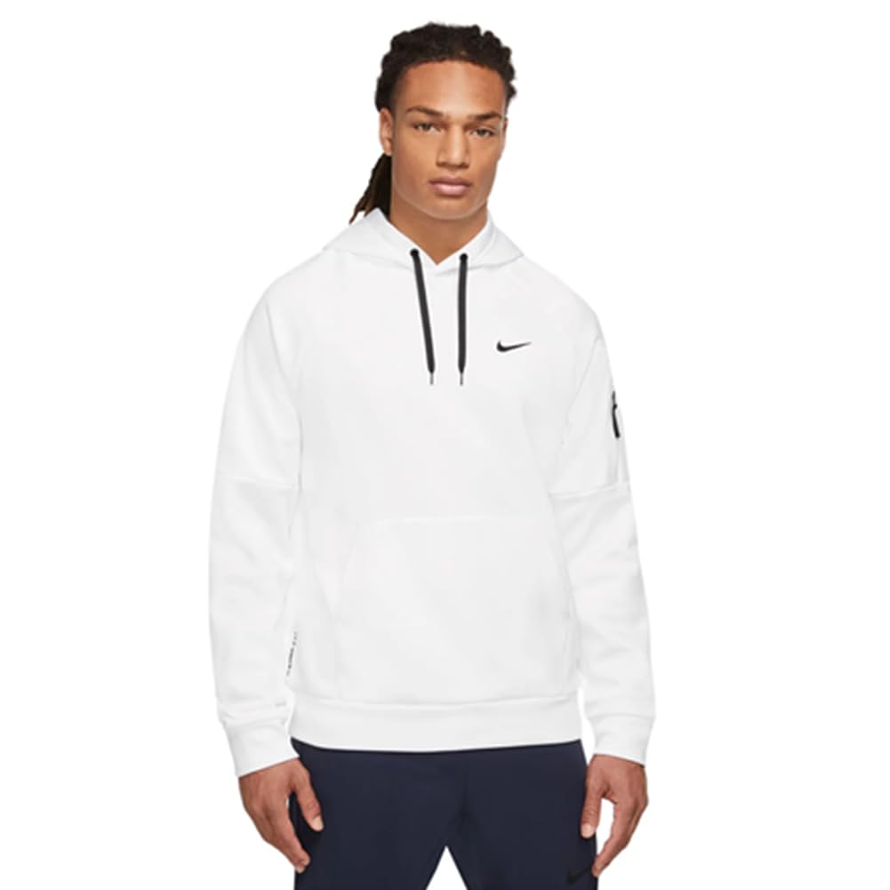 Nike Mens Therma Training Hoodie US Alpha X-Large Regular Regular Summit White