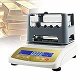 Probador electrónico digital de pureza de oro, medidor de densidad de metales preciosos de alta precisión para pruebas de joyería
