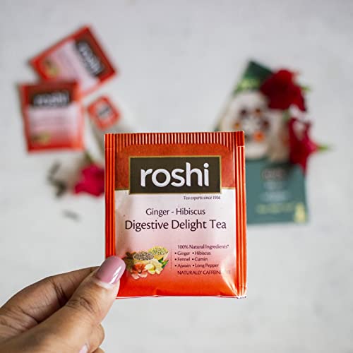 Roshi Digestive Delight Tea 25 Teabags Digestive Herbal Hibiscus