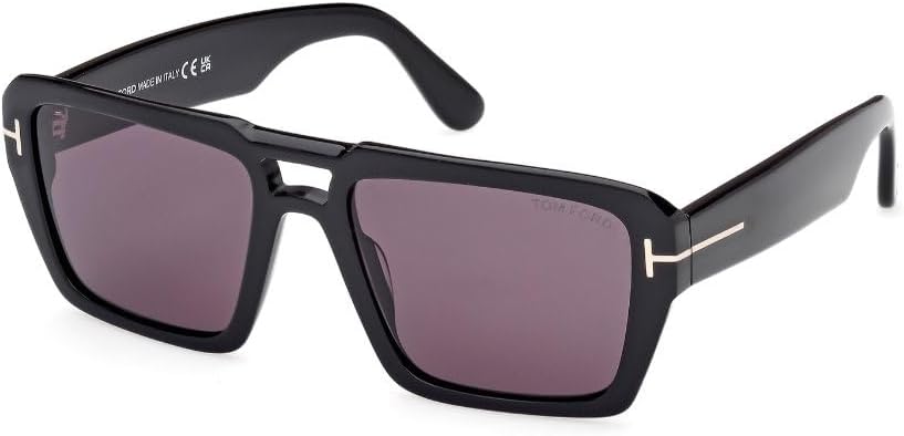 Tom Ford RED FORD FT1153 Black/Smoke Violet 56/19/145 men Sunglasses