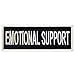 Price comparison product image Service Dog Emotional Support Vests/Harnesses Emblem Embroidered Fastener Hook & Loop Patch