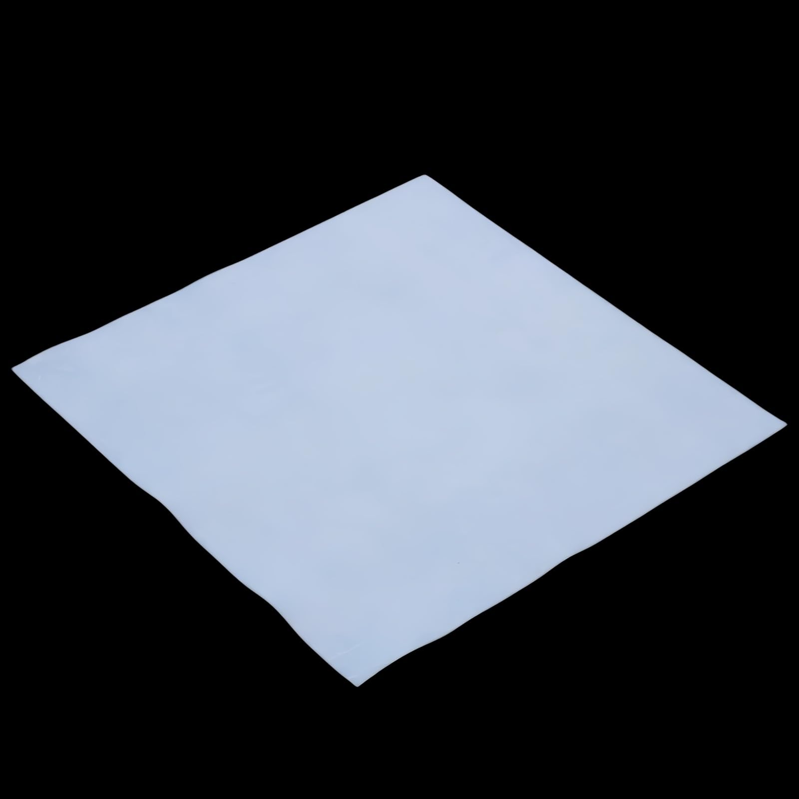 Purzen Clear Silicone Rubber Sheet Soft Flexible Silicone Gasket 50X50mm for Padding Sealing Shock Absorption DIY Craft Industrial 6 pieces,10mm