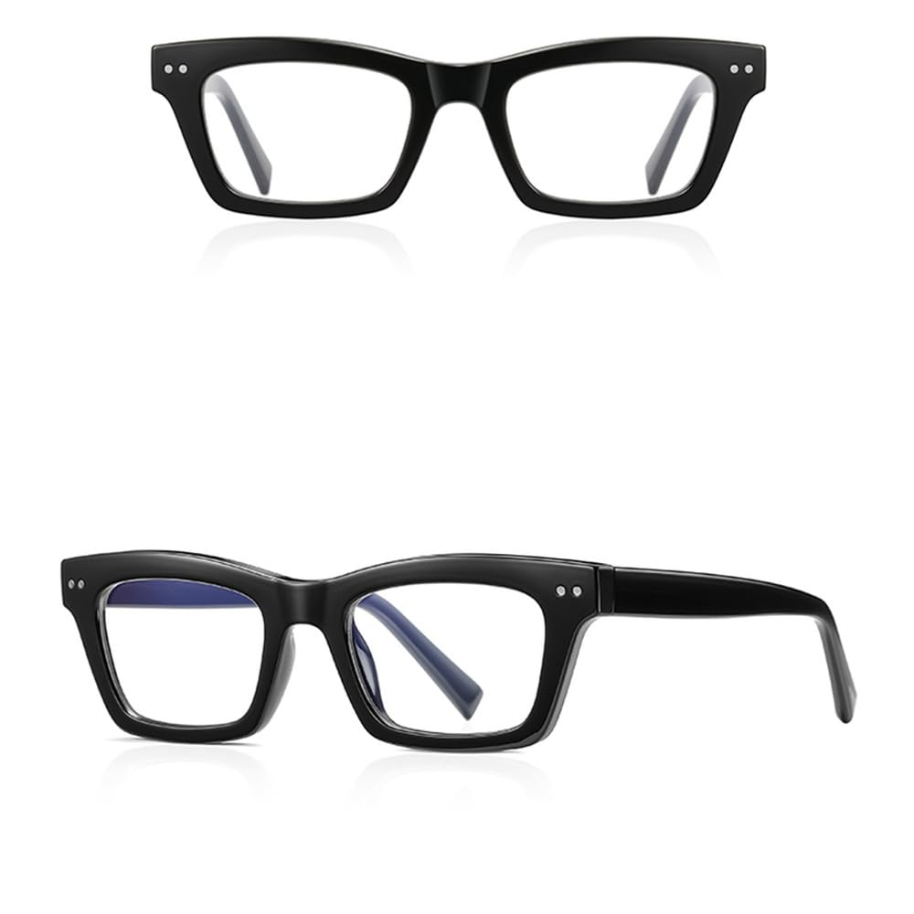 oprawki okularów retro dla mężczyzn octan małe kwadratowe okulary niebieski czarny unisex damskie optyczne