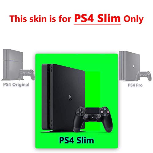 PS4 Slim Whole Body Vinyl Skin Sticker Decal Cover for Playstation 4 Slim System Console and Controllers - The Flag of the United States