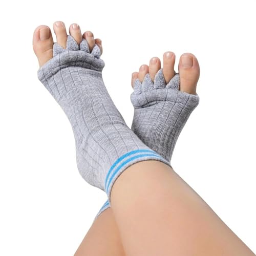 Image of Toe Separator Socks,Foot Alignment Sock for Health Care, Pain Relief, Bunion Corrector, Breathable Toe Socks