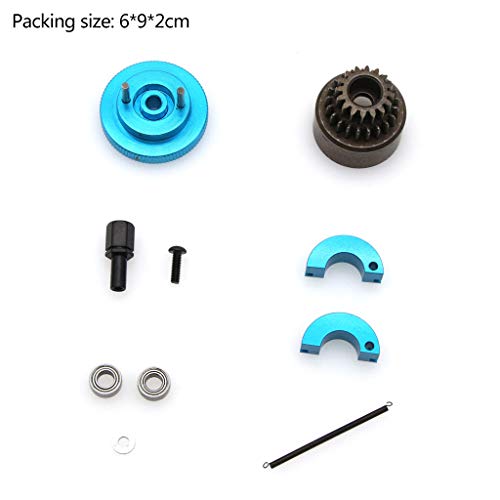 YU-NIYUT 1Set Flywheel Clutch Bell 16T 21T Shoes Spring Ball Bearings Nitro Engine Parts RC Vehicle Modification Fun for Adults and Kids