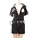 Acecharming Halloween Costumes Police Women Outfit Sexy Cop Dress Police Role Play Cosplay Uniform Officer Costume Fancy Dress for Women