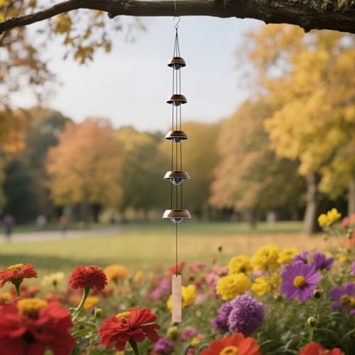image for coobest Copper Wind Chimes for Outside Clearance, 36'' Temple Windchim