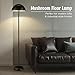 Modern Mushroom Floor Lamps for Living Room 66Inch, Tall Industrial Floor Lamp, Black Metal Standing Lamp with Dome Shade, Mid Century Loft Corner Reading Lamp for Bedroom Office Nursery Room, NO BULB