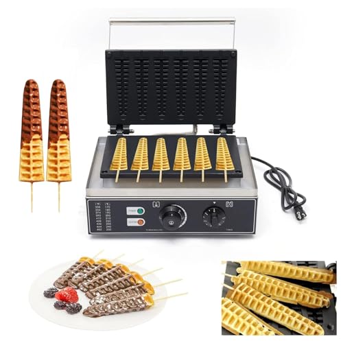 Commercial Non-Stick Waffle Stick Maker with Controls