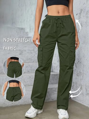 Image of LITZO Cotton Cargo Pants for Women || Womens Cargo Pant (L-110-113)