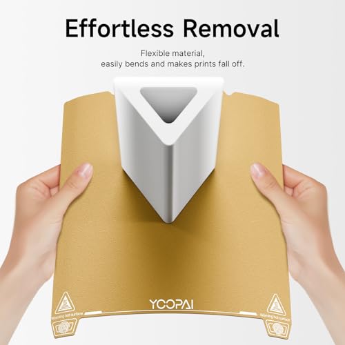 YOOPAI Doppelseitig Texturiert PEI + Glattes PEO Druckplatte 235x235mm, Magnetisch Spring Steel Druckbett für Creality Ender 3/ Ender 3 Pro/Ender 3 V2/ Ender 3 S1/ Ender 3 Neo/Voxelab Aquila – Bild 5