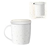 NAVIDAD MUGS Tisana 350ml con filtro estrellas oro