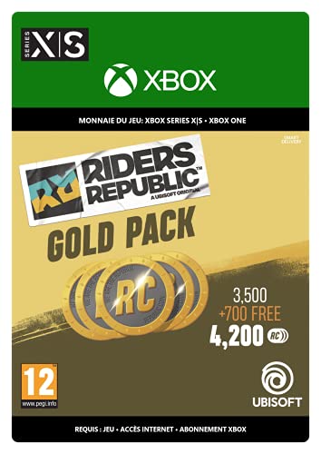 Ubisoft - Riders Republic Coins Gold Pack - 4,200 Credits | Xbox One/Series X|S - Code jeu à télécharger