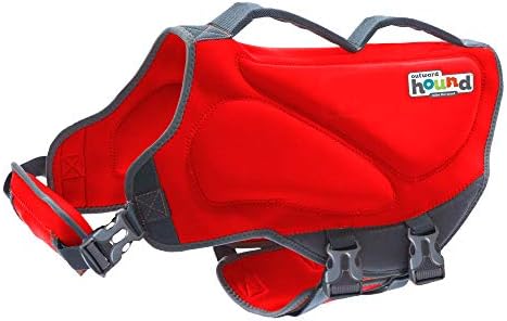 Outward Hound Dawson Swim Red Dog Life Jacket, XL