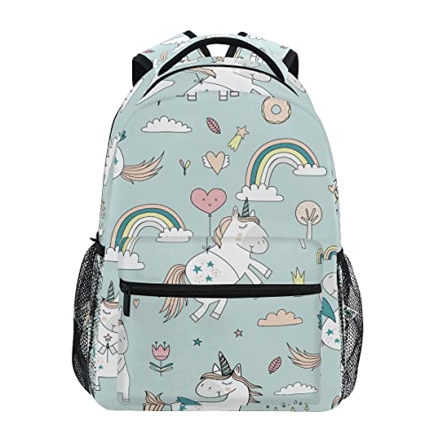 Sac à dos Licorne Arc-en-Fleur idéal pour la rentrée scolaire des ados et les voyages