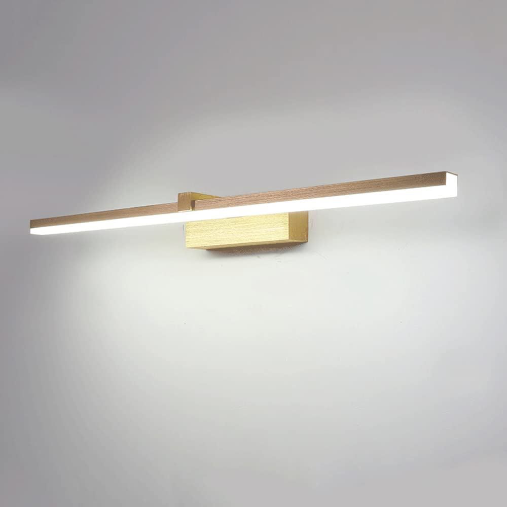 JYBNBBE Modern Wall Sconce Lights for Indoor LED Bathroom Vanity Lights Long Strip, Acrylic Lampshade Wall Lamp for Living Room, Hallway, Stairs, 3000K Warm White, 40cm