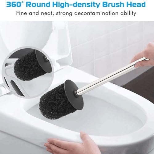 BGL 304 Stainless Steel Wall-Mounted Square Toilet Brush Holder (chrome) - Image 4