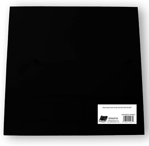 Miniatura 4 de Grafix de peso medio láminas de madera prensada de 12 x 12pulgadas paquete de 25 unidades de color blanco Natural 12 x 12