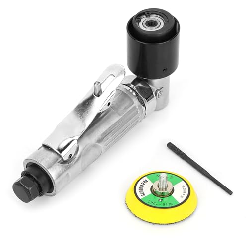 FTVOGUE 2 Aire Lijadora Orbital, Lijadoras Lijadoras excéntricas Aleatoria 15000 rpm Mini Lijadora Neumática Pulido Pulido Herramientas de Lijado con Disco de Lijado