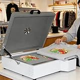 ✔【Séchage rapide en 20 à 30 secondes】À 150 °C, le film de transfert sèche rapidement et complètement en seulement 20 à 30 secondes. L'environnement à haute température uniforme et stable permet au film de transfert PET de sécher plus rapidement et plus complètement, améliorant considérablement l'efficacité d'impression DTF. La température de chauffe maximale peut atteindre 300 °C.