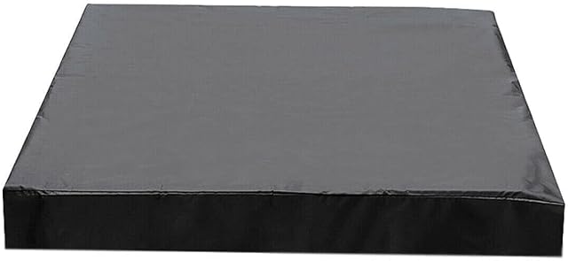 xiangshang shangmao Hot Tub Extra Thick Thermal Spa Blanket Protector Cover Snow Proof Waterproof (218x218x30cm, Black)