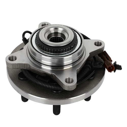 Image of Detroit Axle - Pair Front Wheel Bearing and Hubs Assembly with ABS & 6-Lug for Ford F-150 2018-2020 & Expedition 2018-2021 & Lincoln Navigator 2018-2021, 4WD Only 515181