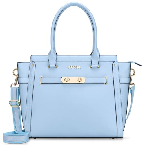 Laptop Bag for Women,15.6 Inch Multi Pocket Padded Laptop Tote Bag, Computer Bags for Women, Blue