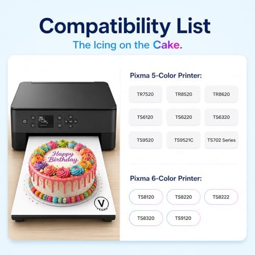 PGI-280XXL CLI-281XXL Ink Cartridges 5-Pack Replacement for Canon 280XL 281XL TS702 Ink Cartridges Compatible with Canon Printer PIXMA TS702a TR7620a TR8620a for Creative Image image 5