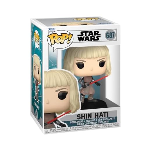 Funko Pop! Vinyl: Star Wars Ahsoka - Shin Hati- Figura in Vinile da Collezione - Idea Regalo - Merchandising Ufficiale - Giocattoli per Bambini e Adulti - TV Fans - Figura per i Collezionisti