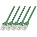 Produktbild Logilink EconLine Netzwerkkabel, Cat.6, U/UTP, 2 m, Grün, 5 Stück