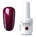 Elite99 Gel Nail Polish Soak Off UV LED Gel Lacquer Nail Art Manicure Pearl Persian Red 484 15ml